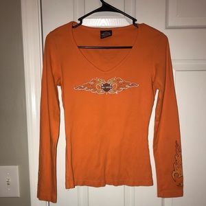 Harley Davidson low cut top.